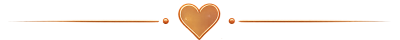 Decorative rose gold heart divider