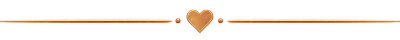 Decorative rose gold heart divider