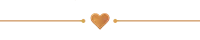 Decorative rose gold heart divider